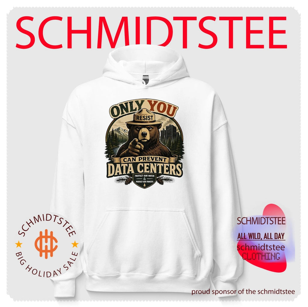 Smokey Bear only you can prevent data center illustrated shirt