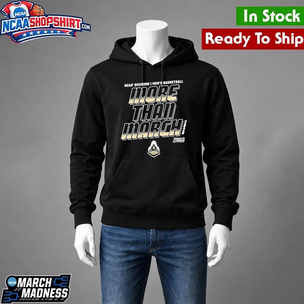 Purdue Boilermakers Men’s Basketball NCAA Division I March Madness 2026 More Than March Shirt