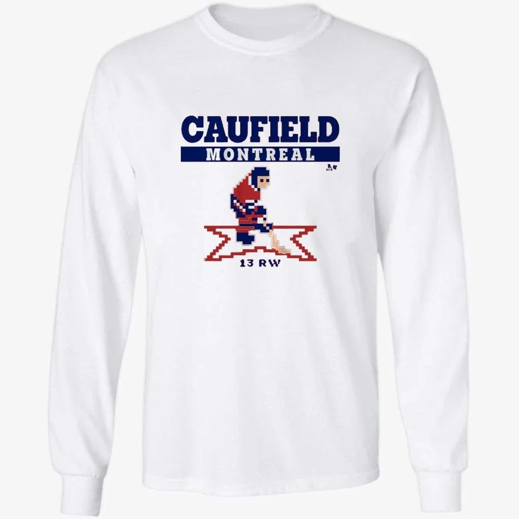 Cole Caufield Montreal Retro Hockey T-Shirt
