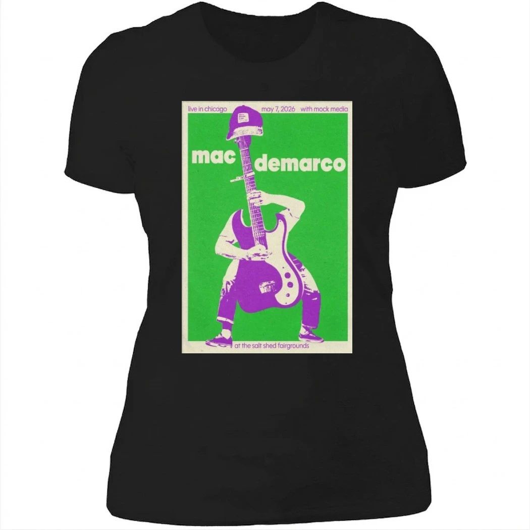 Mac Demarco In Chicago IL On May 7 2026 Tour Poster Shirt