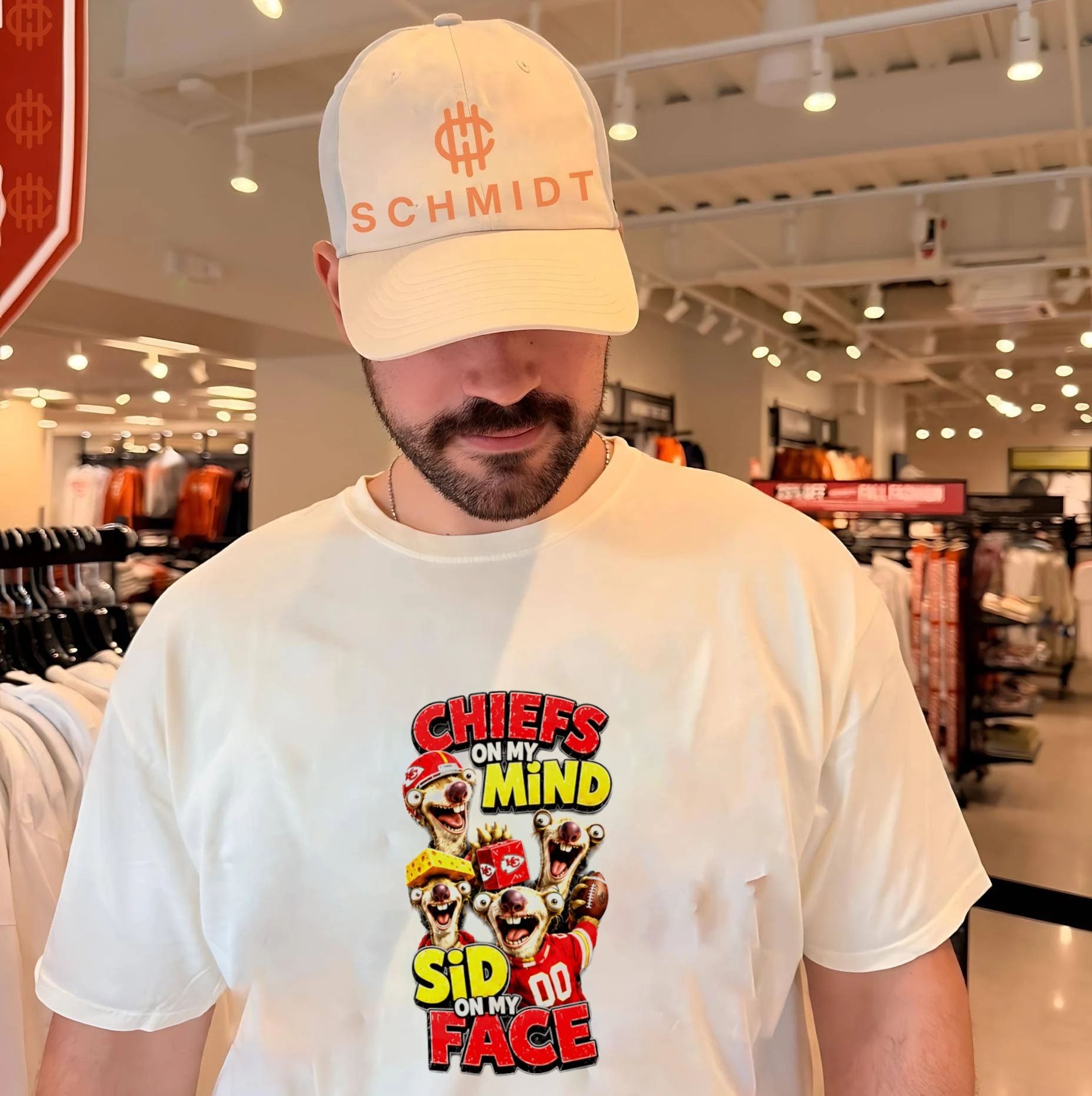 Kansas City Chiefs on my Mind Sid On My Face shirt