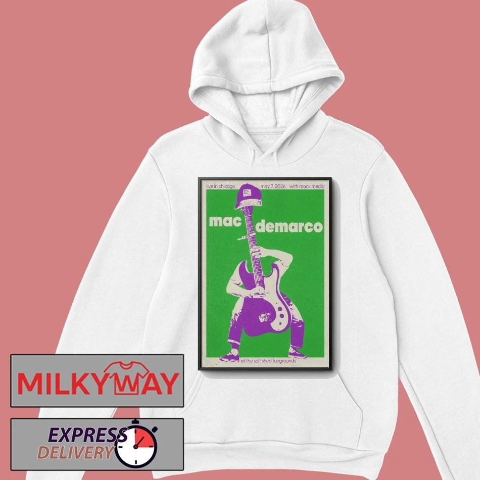 Mac Demarco In Chicago IL On May 7 2026 Tour Poster shirt