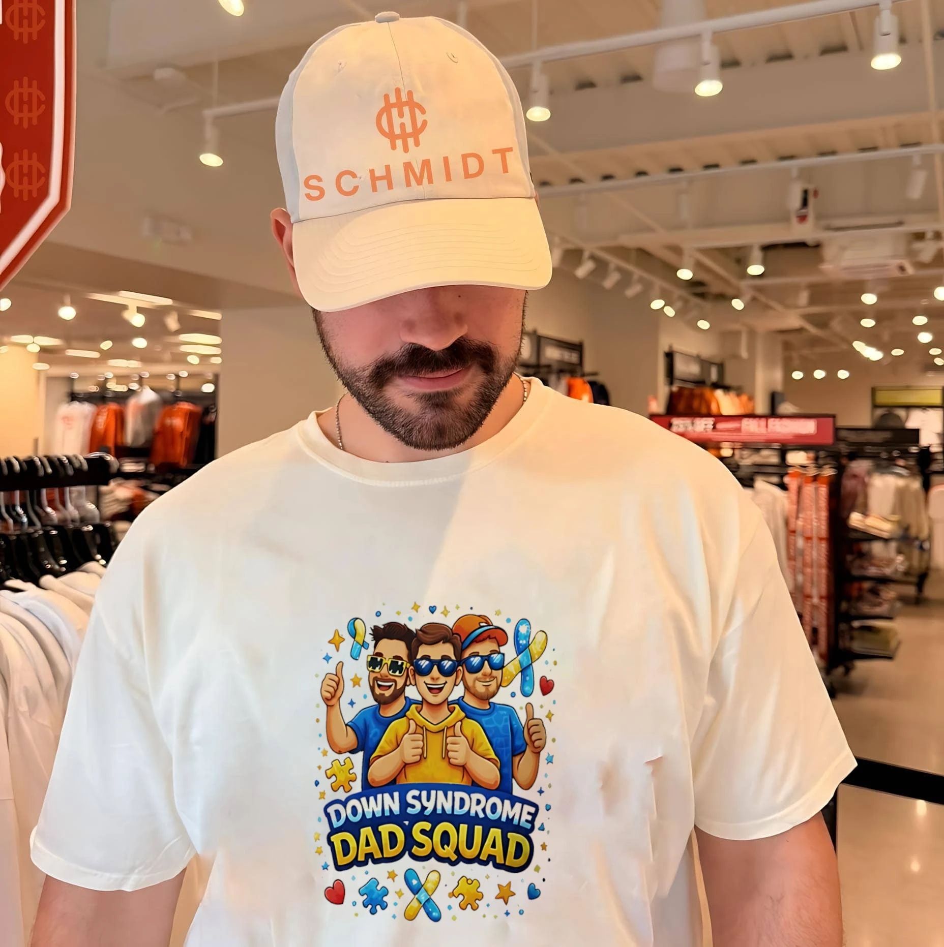 Down Syndrome Dad Squad graphic shirt