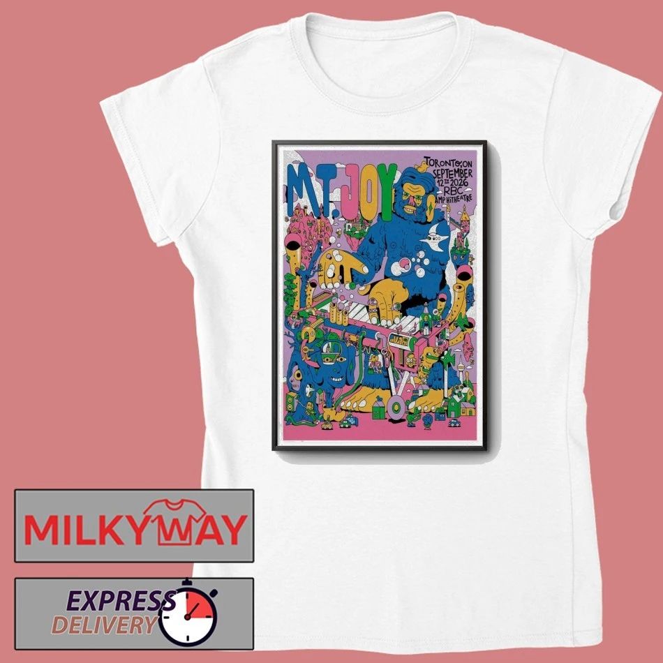 Mt. Joy Sept 12 2026 In Toronto ON Poster shirt
