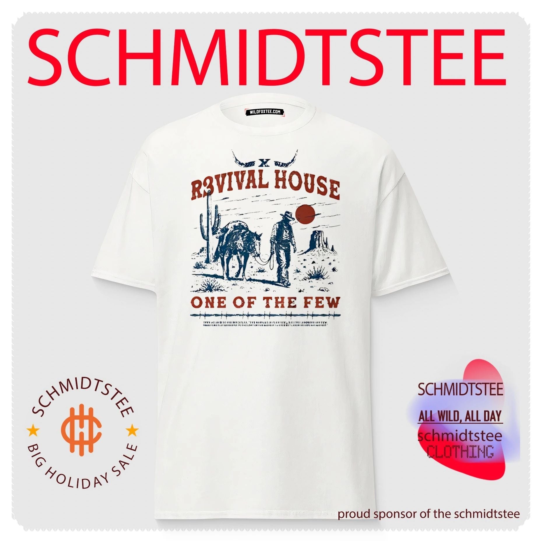 R3vival house one of the few vintage Western desert graphic shirt