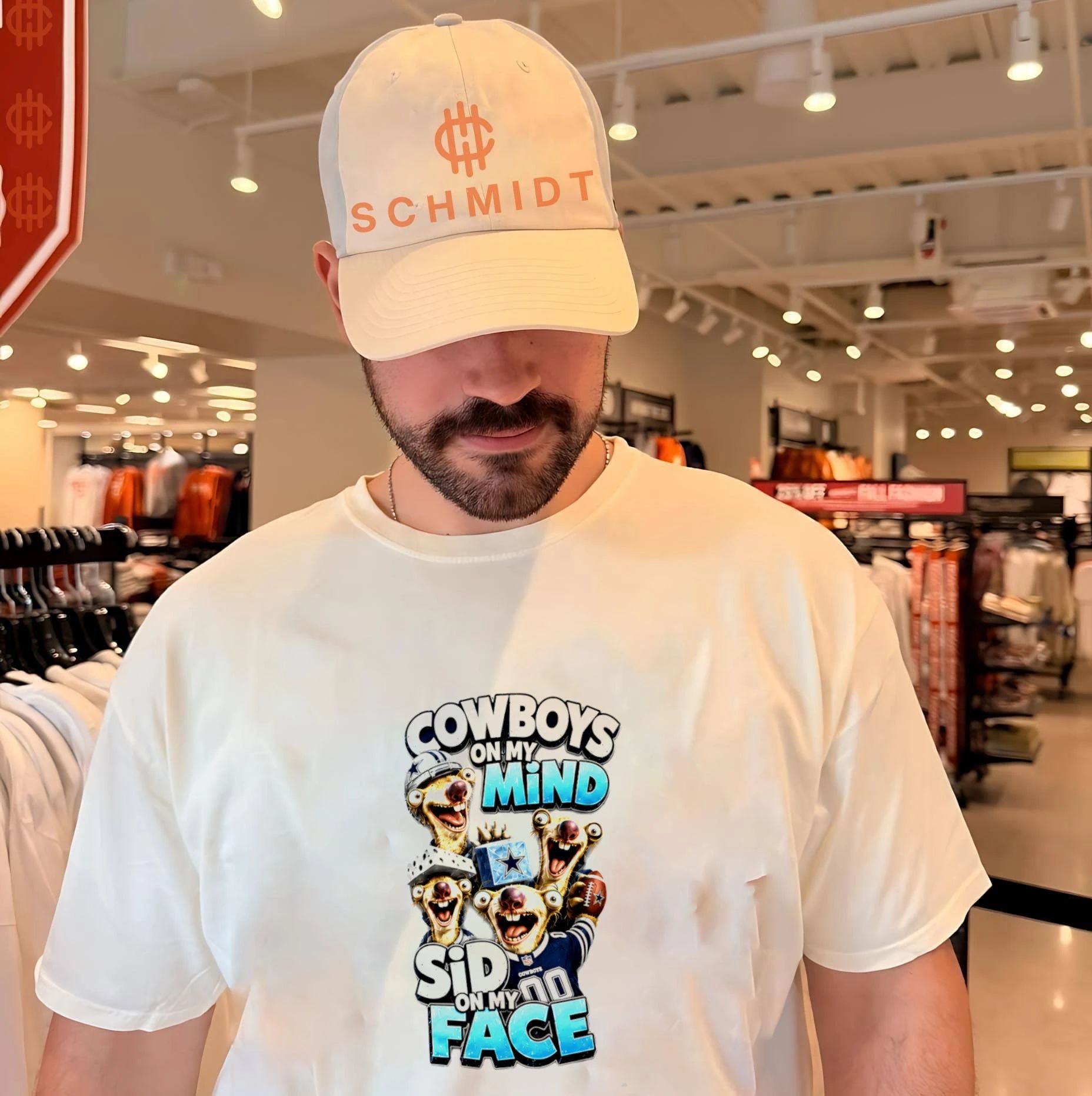Dallas Cowboys on my Mind Sid On My Face shirt