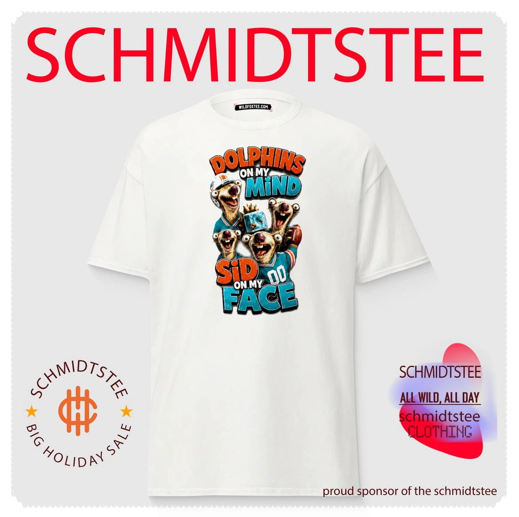 Miami Dolphins on my Mind Sid On My Face shirt