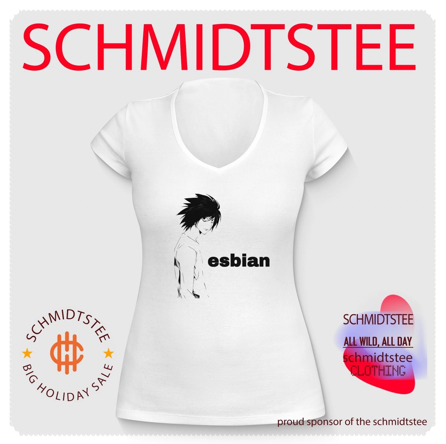 L esbian Death Note Character Anime Meme shirt