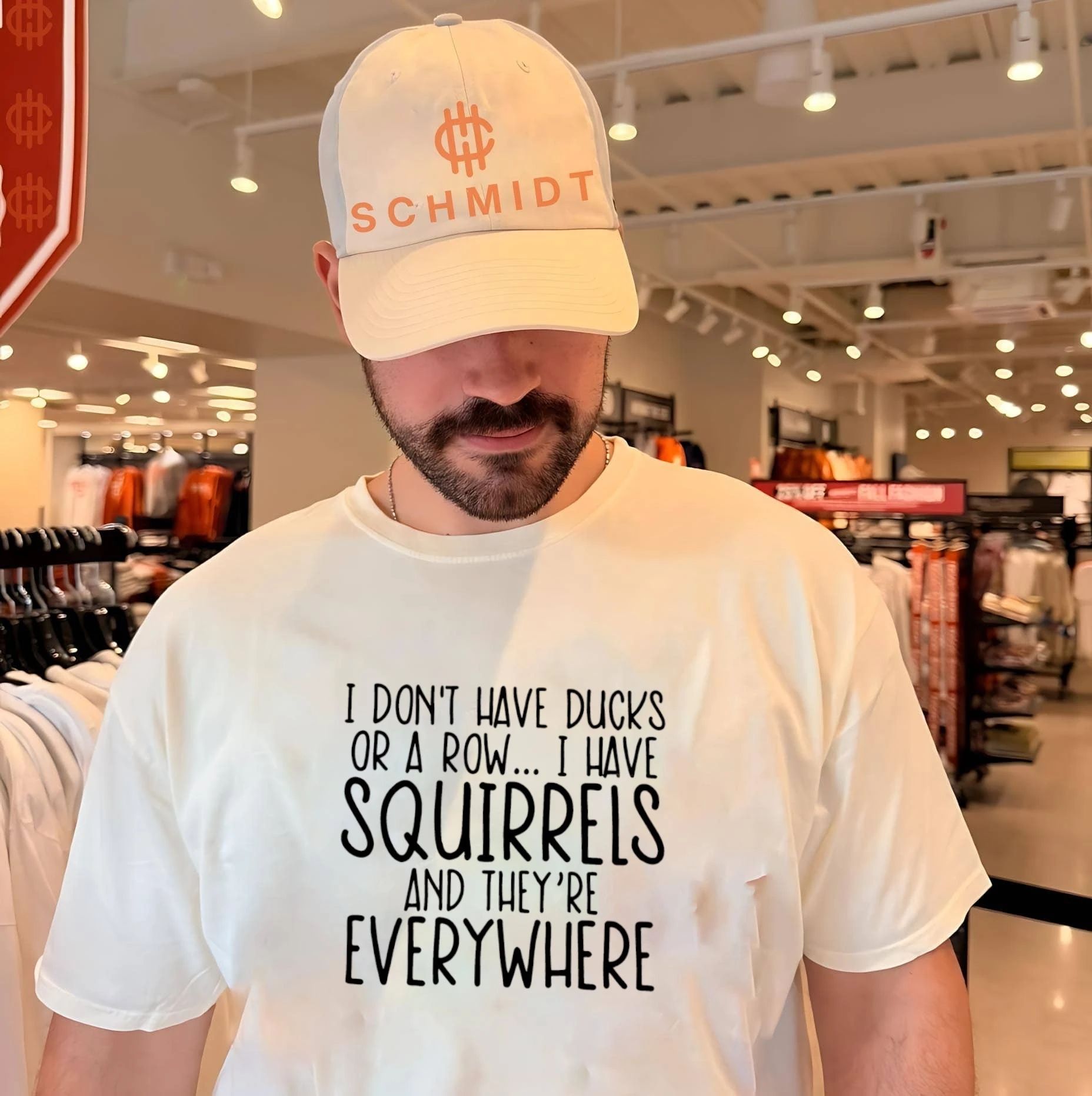 I don’t have ducks or a row I have squirrels and they’re everywhere shirt