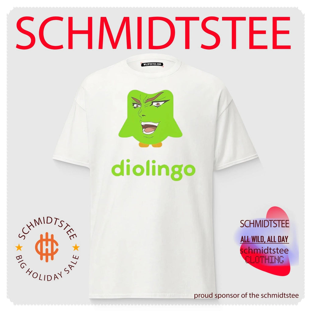 Diolingo Duolingo Owl Dio Brando Meme JoJo’s Bizarre Adventure shirt
