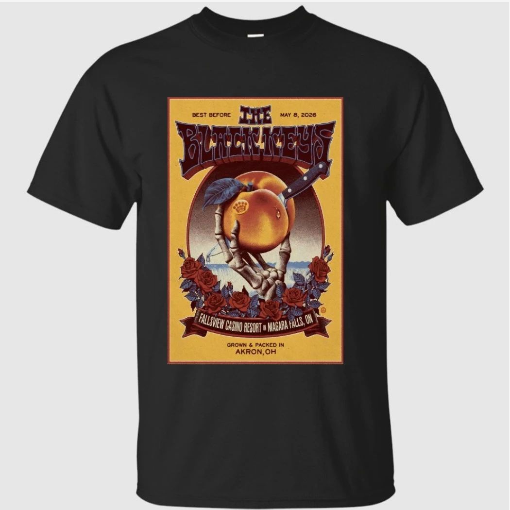 The Black Keys Niagara Falls Tour On May 8 2026 Poster Shirt