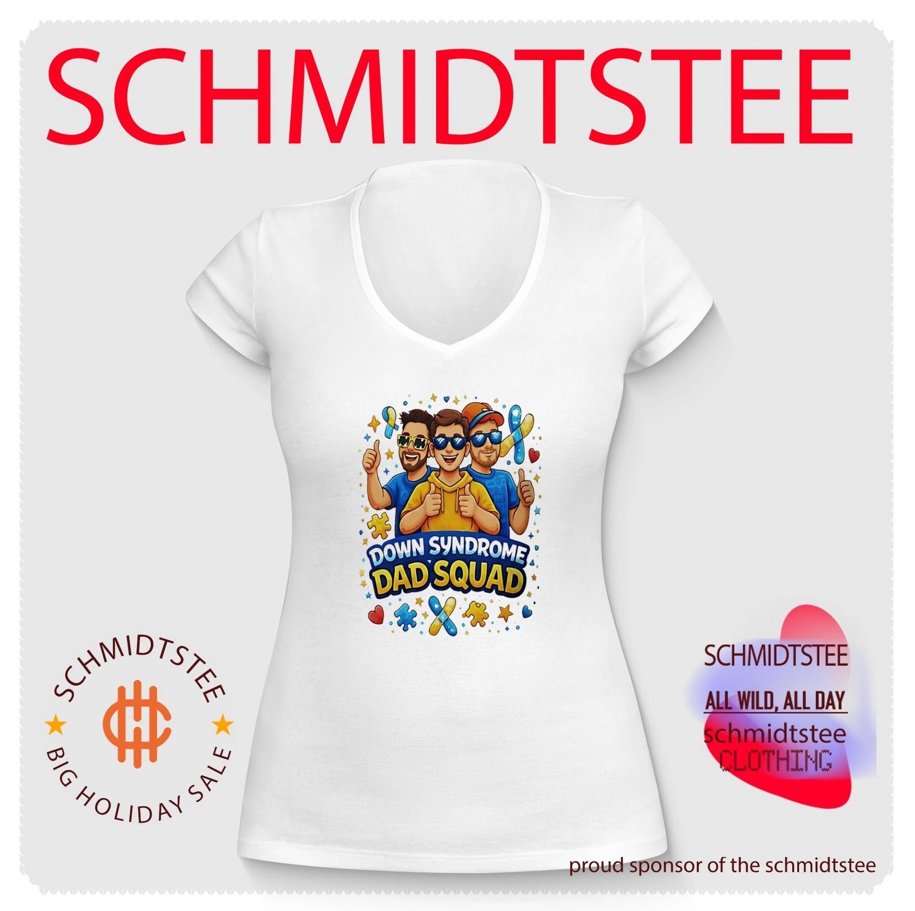 Down Syndrome Dad Squad graphic shirt