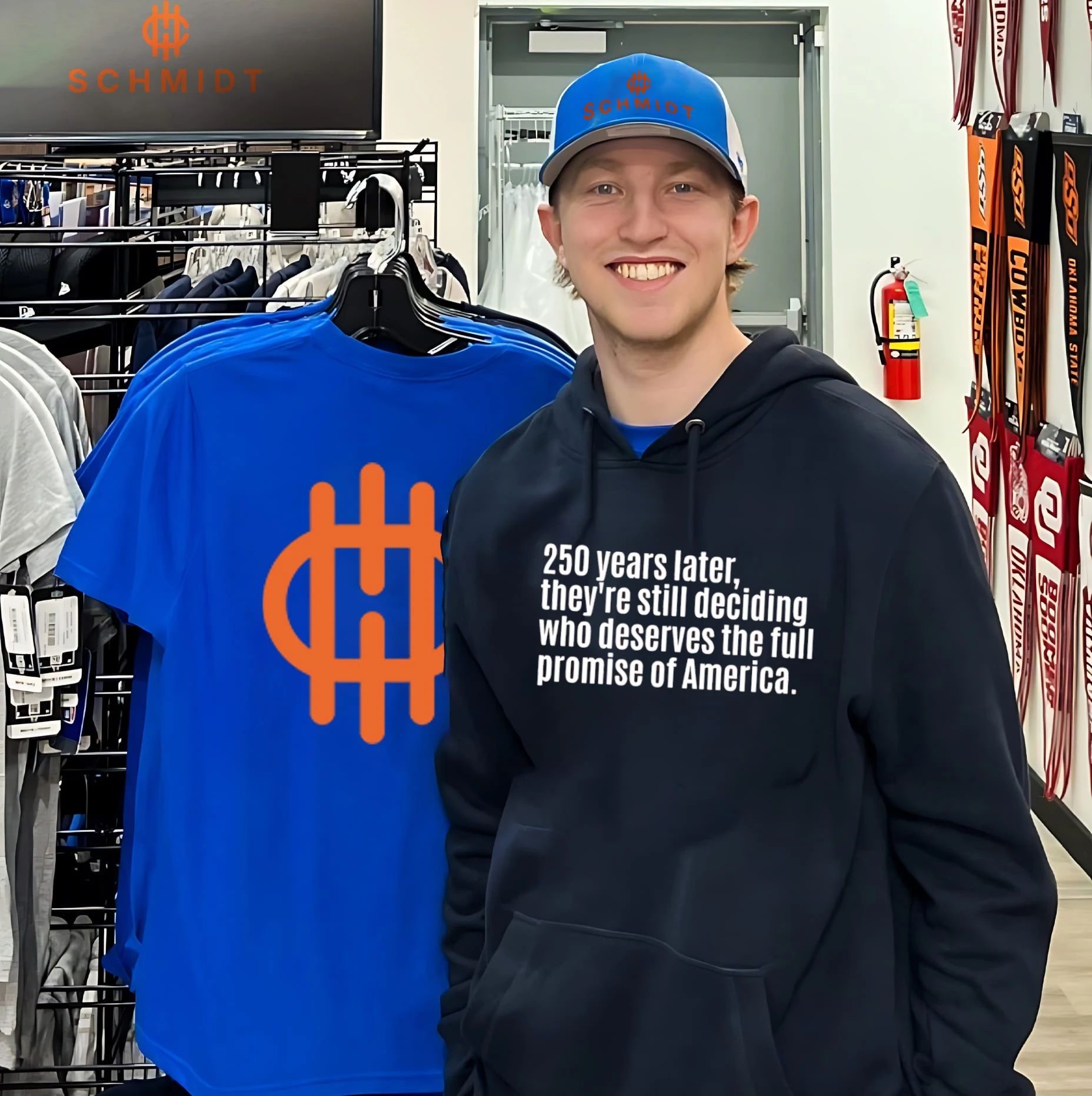 250 years later they’re still deciding who deserves the full promise of America shirt