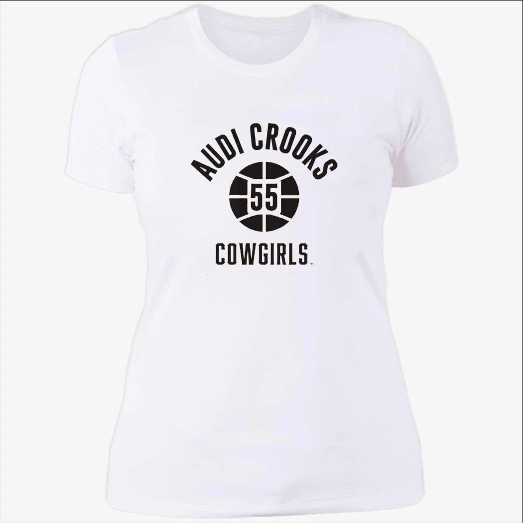 Oklahoma State Basketball Audi Crooks Name Number Ball Shirt