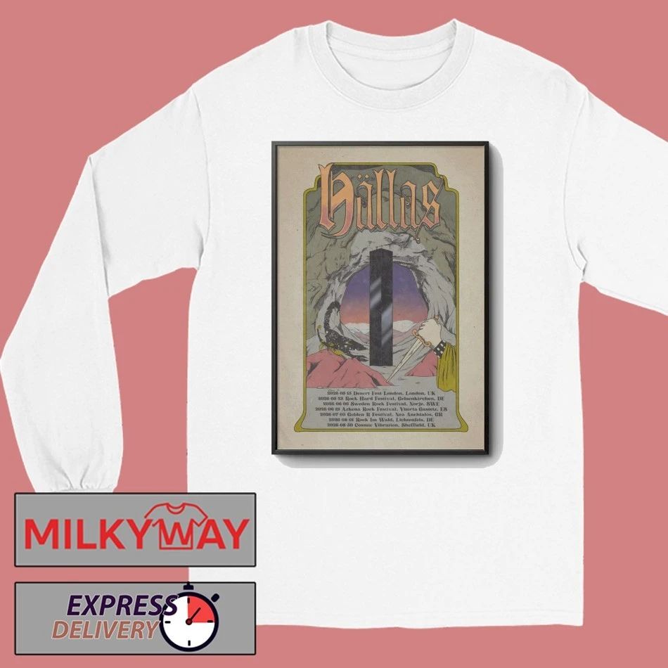 Hällas Festival 2026 Summer Poster shirt