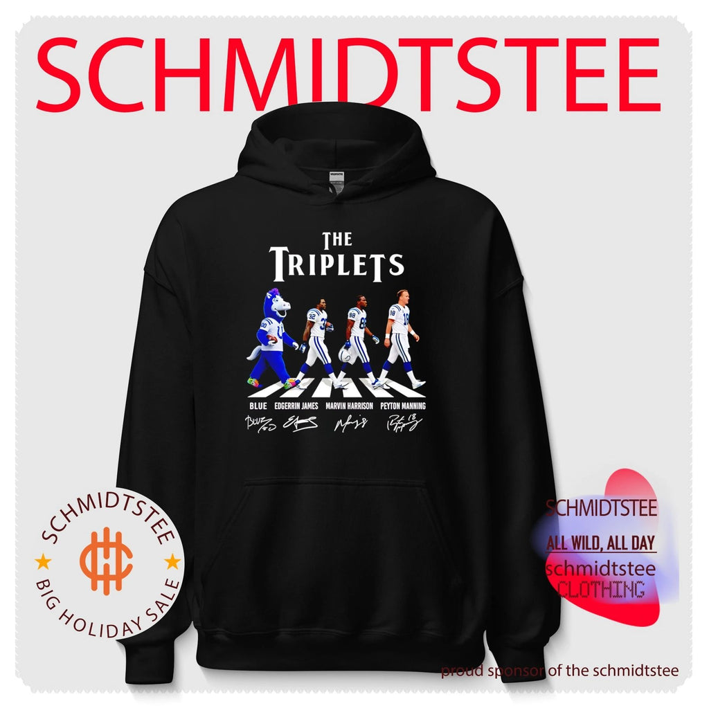 Indianapolis Colts The Triplets Abbey Road signature shirt