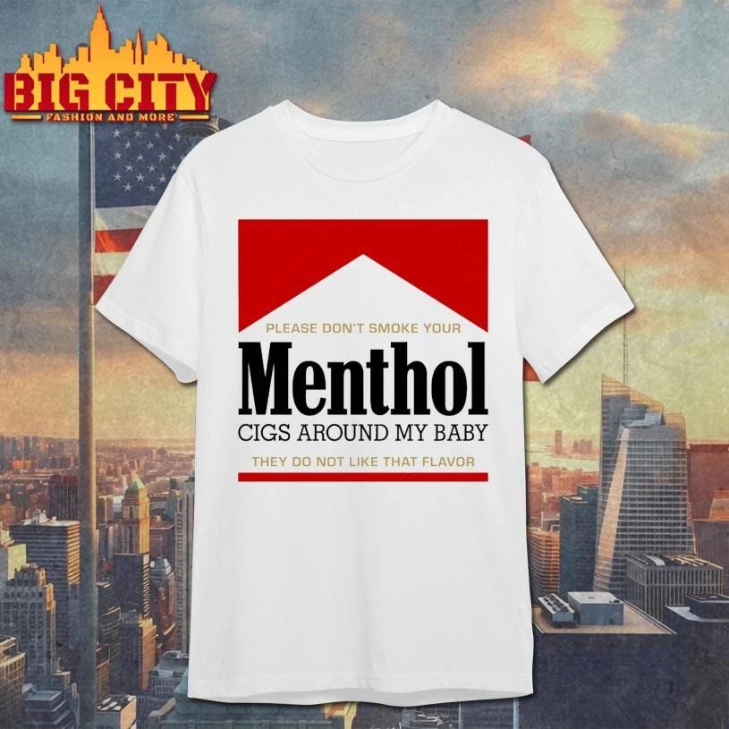 Please Don’t Smoke Your Menthol Cigs Around My Baby They Do Not Like That Flavor Red Shirt