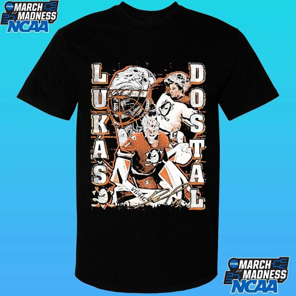 Anaheim Ducks Lukas Dostal The Dostwall Graphic Shirt