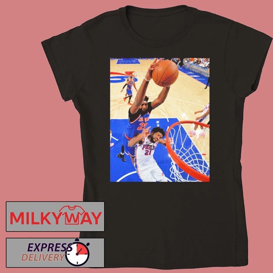 Mitchell Robinson Caught Joel Embiid Under The Rim shirt