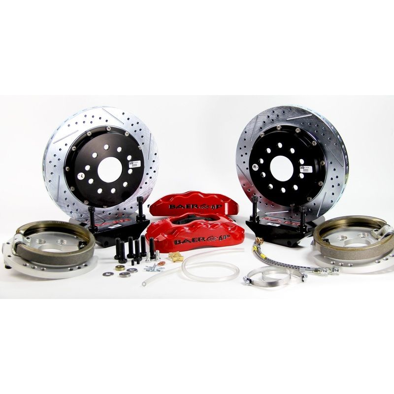 Baer Brakes 13″ Pro+ Rear Brake Kit, Hugger Orange, SDZ