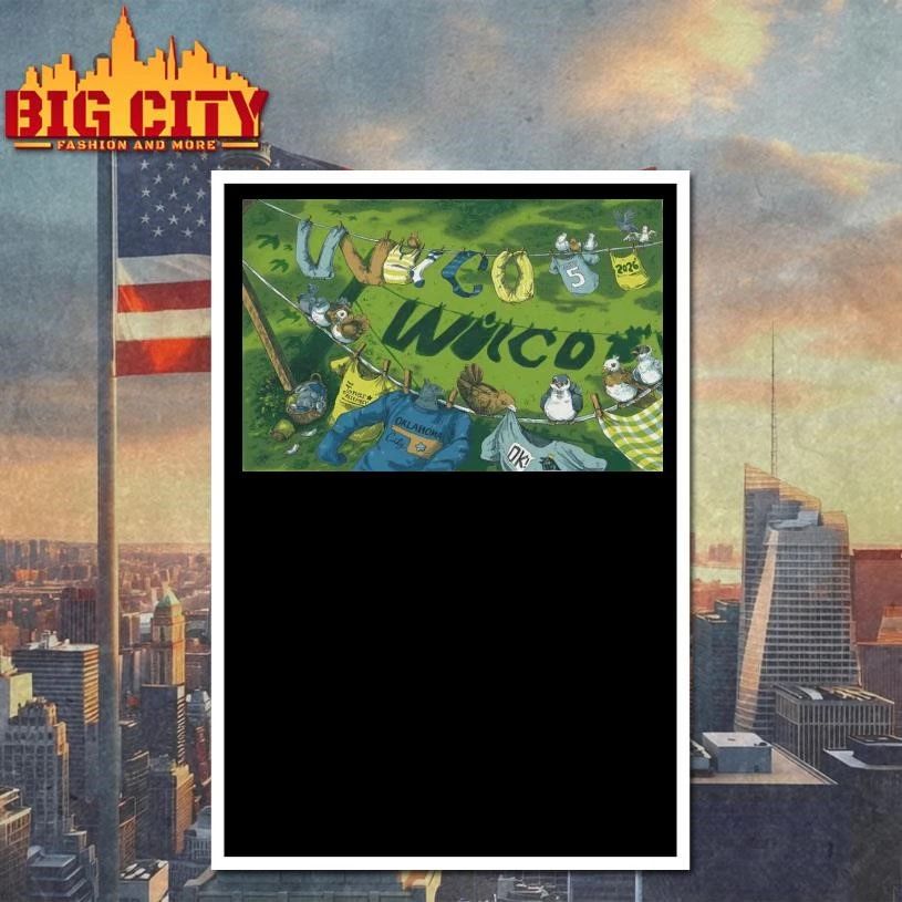 Wilco In Oklahoma City OK On May 5 2026 Poster Shirt
