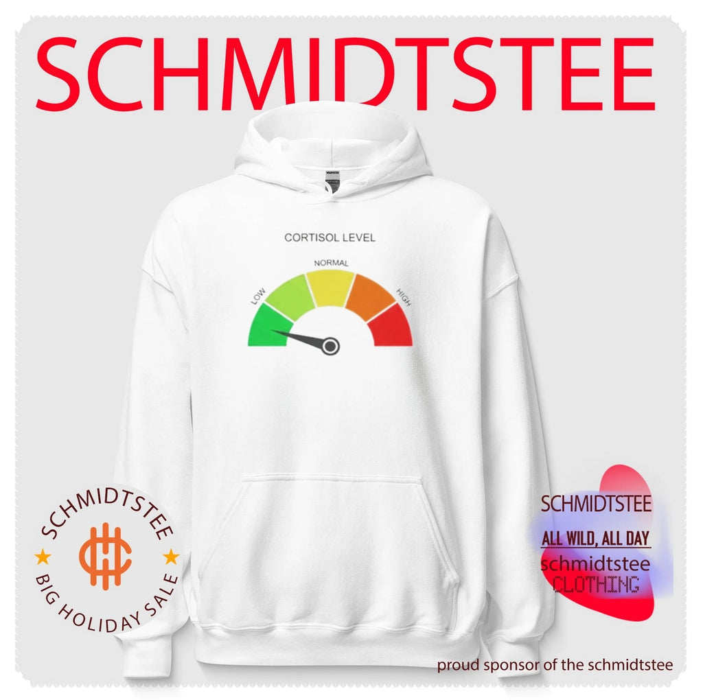 Cortisol Level Low Normal High Gauge stress management shirt