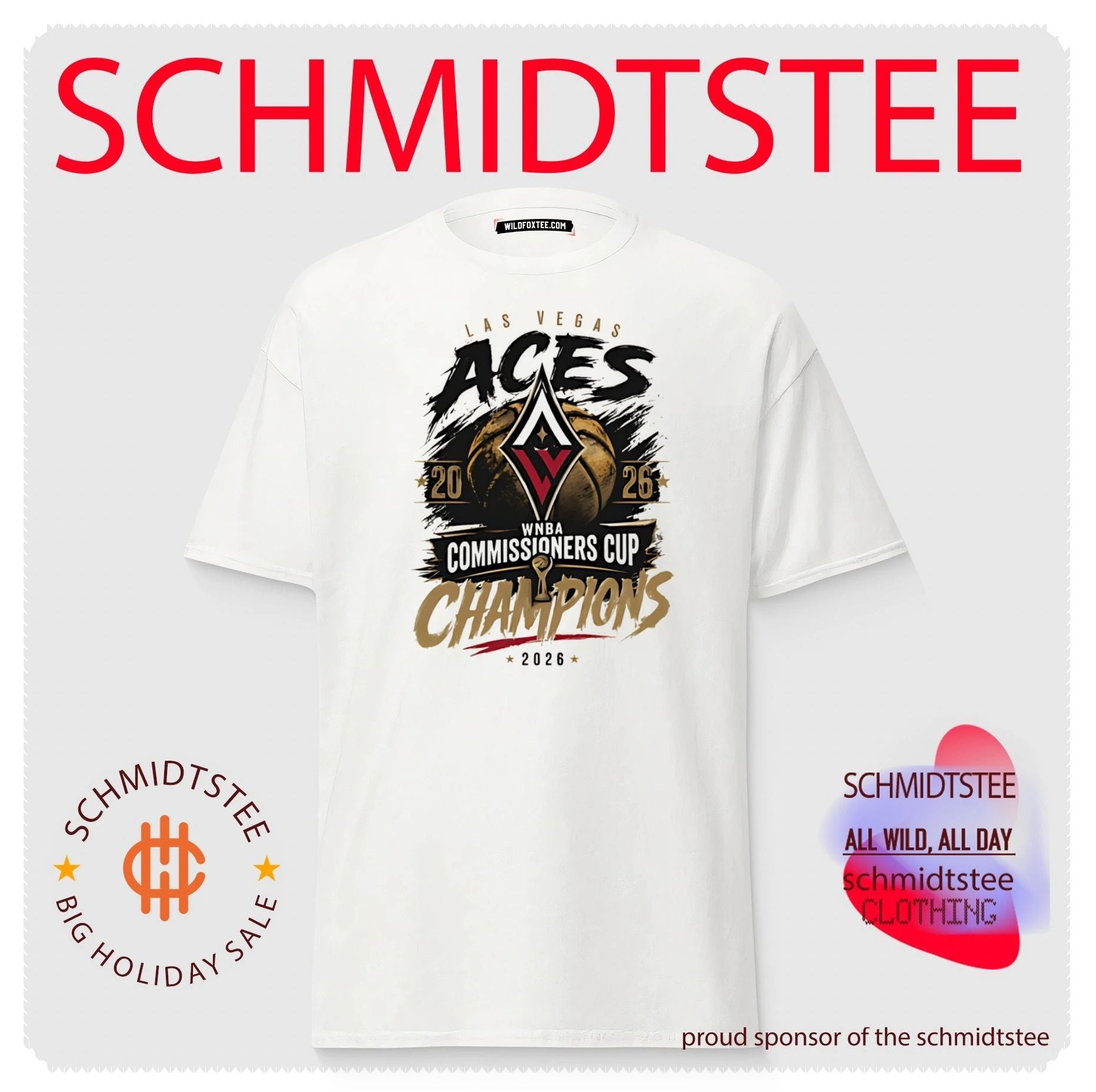 Las Vegas Ace 2026 WNBA Commissioners Cup Champions vintage shirt