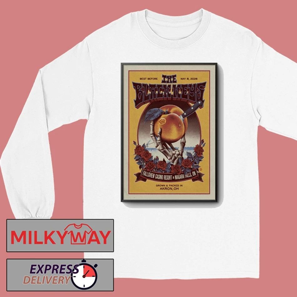 The Black Keys May 8 2026 OLG Stage At Fallsview Casino In Niagara Falls ON Poster shirt