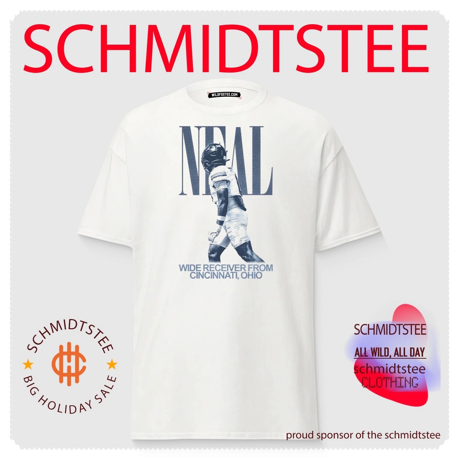 Carlyun Neal Wide Receiver from Cincinnati Ohio shirt