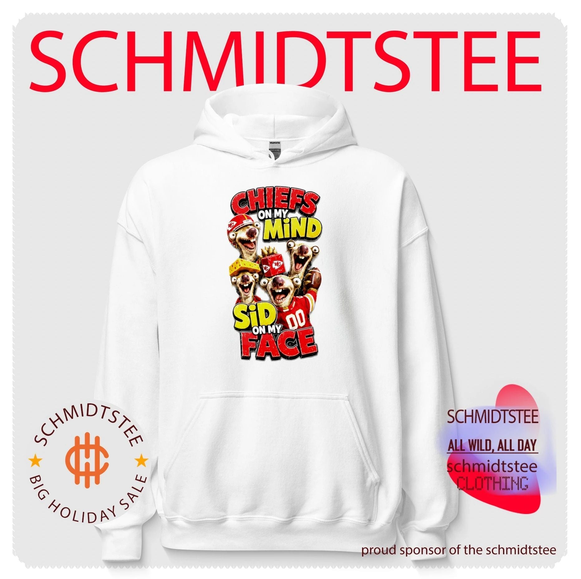 Kansas City Chiefs on my Mind Sid On My Face shirt