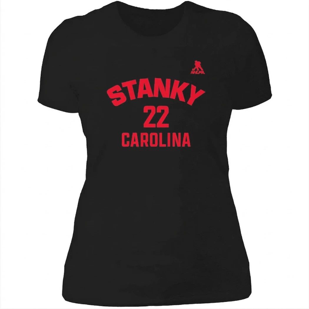 Logan Stankoven Carolina Name & Number Shirt