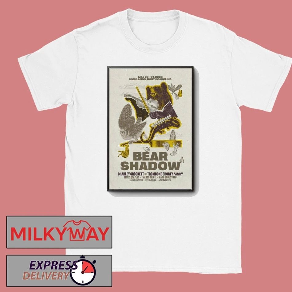 Bear Shadow Festival May 29-31 2026 Highlands North Carolina Poster shirt