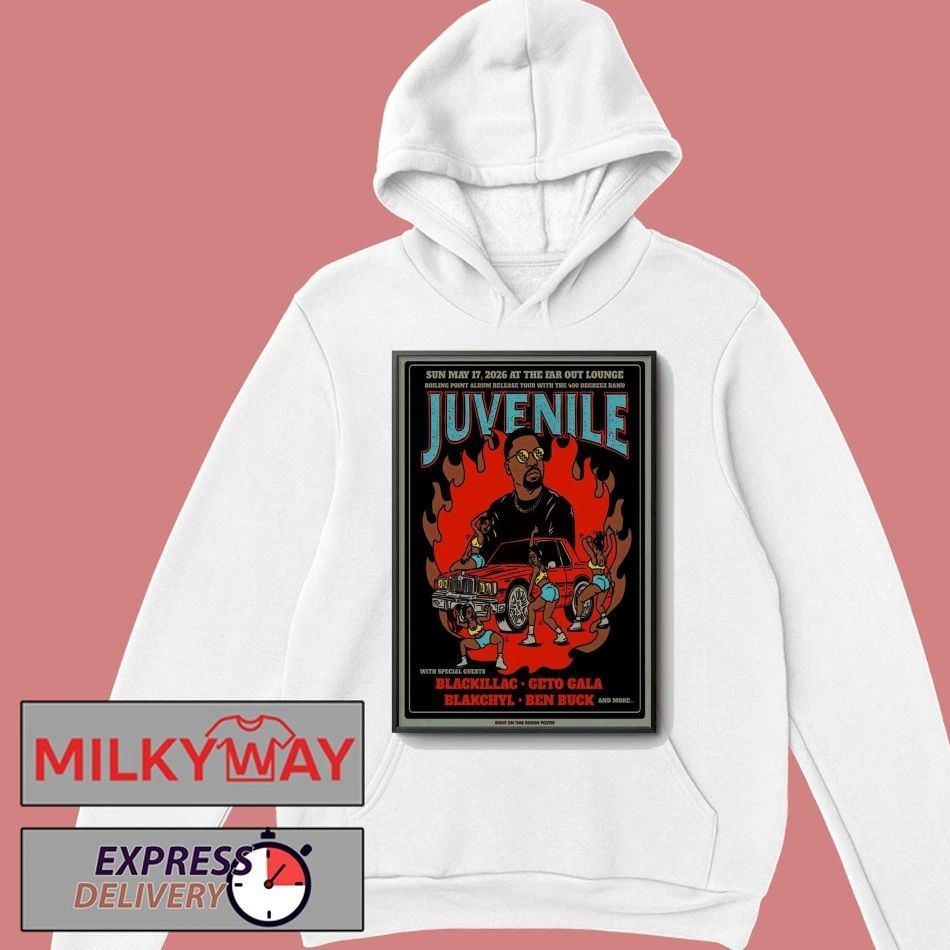 LIMITED Juvenile May 17 2026 Tour Poster Ben Buck shirt