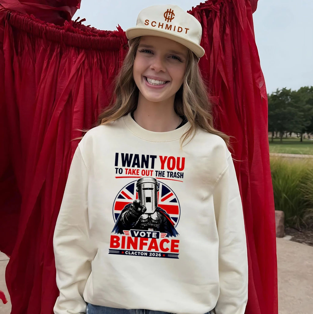 Count Binface I Want You to Take Out the Trash Vote Clacton 2026 shirt
