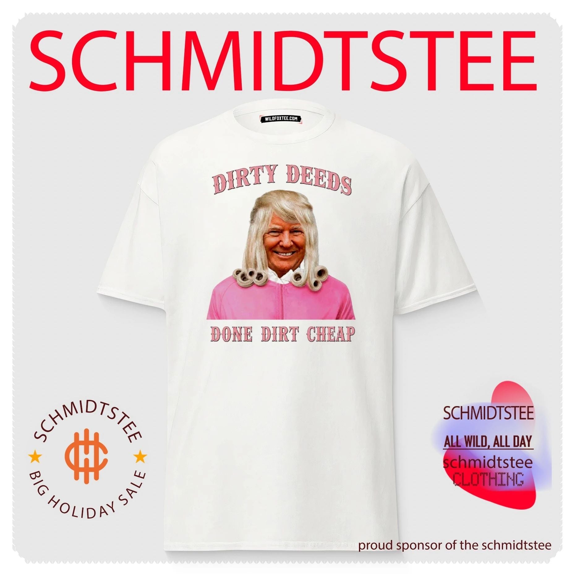 Donald Trump D4C Dirty Deeds Done Dirt Cheap shirt