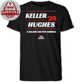 USA Hockey Gold Medal Women’s Men’s Megan Keller Jack Hughes T-Shirt