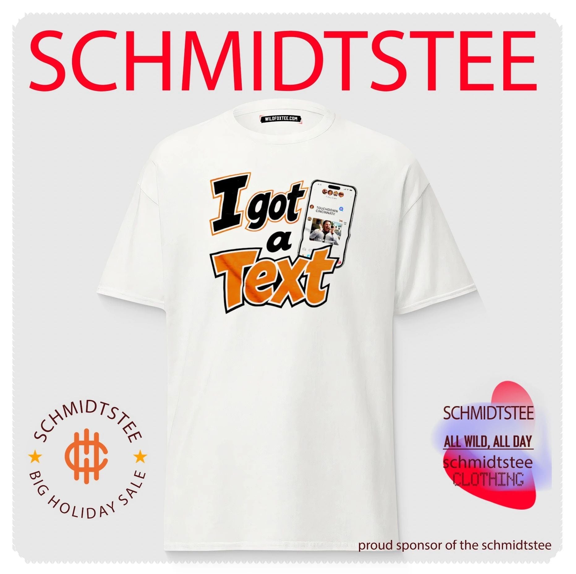I GOT A TEXT Cincinnati TD shirt