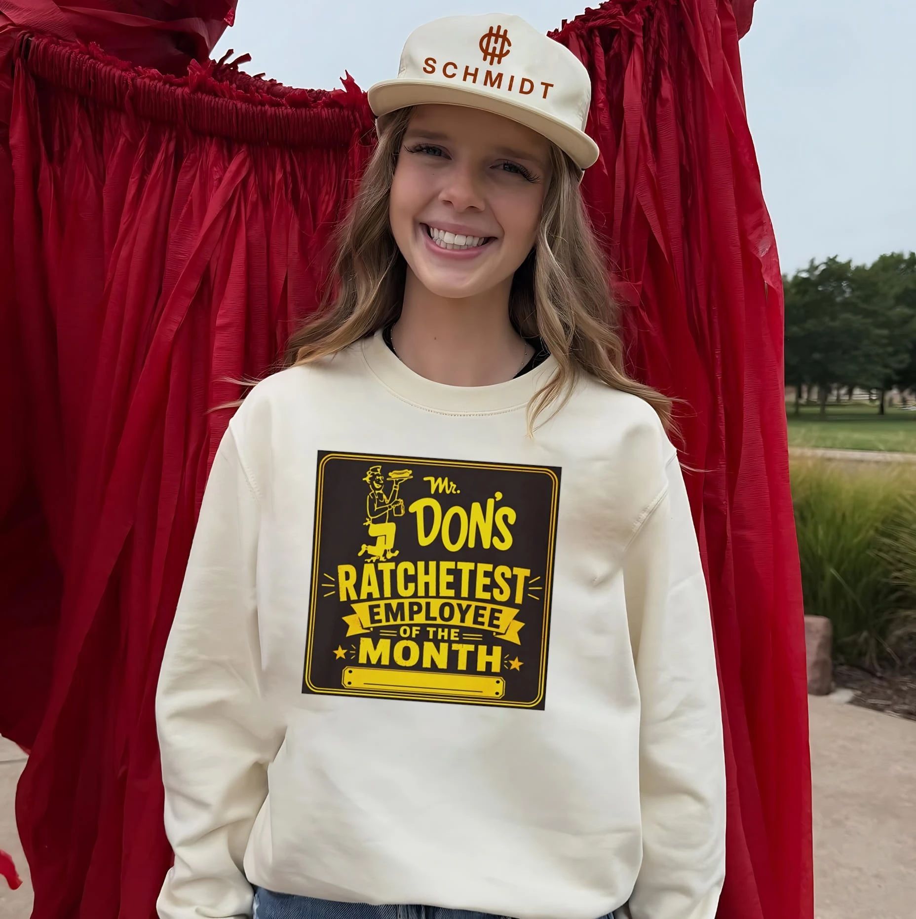 Mr Don’s Ratchetest Employee of the Month Vintage Sign shirt