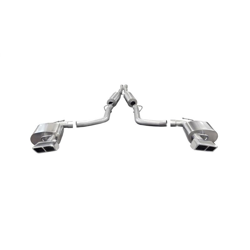 2.75in Cat-Back Dual Rear Exit w/ GTX2 Polished Tips 2011-2014 Dodge Challenger