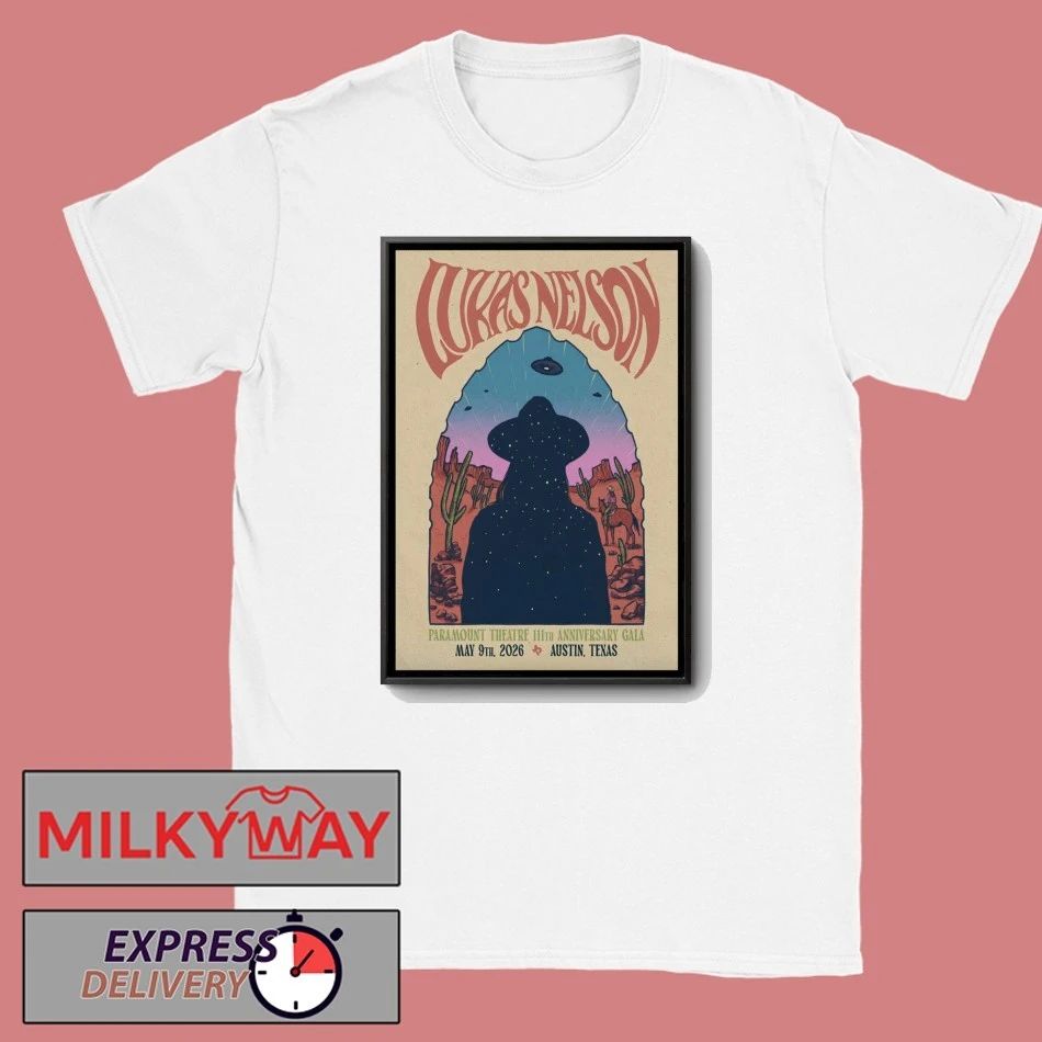 Lukas Nelson May 9 2026, Austin TX Poster shirt