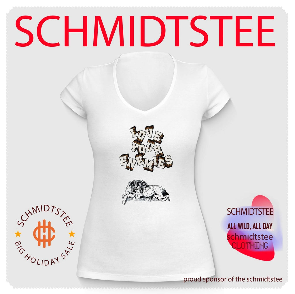 Love your enemies lion illustration shirt