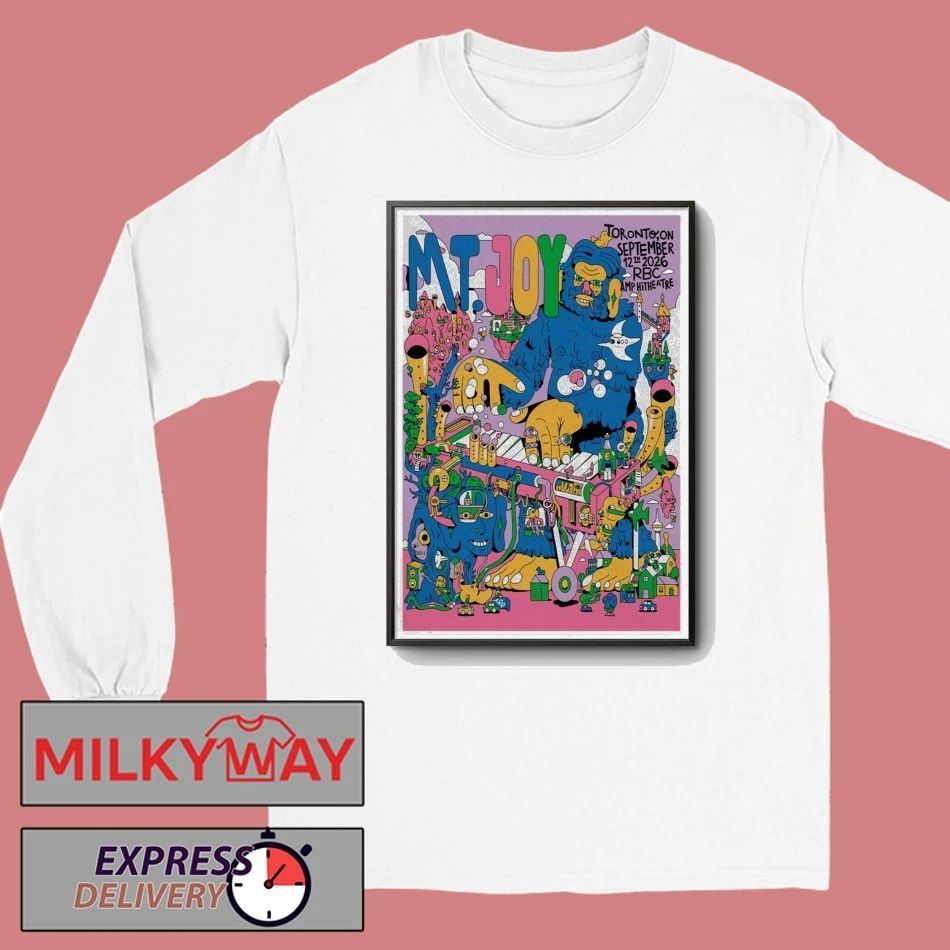 Mt. Joy Sept 12 2026 In Toronto ON Poster shirt