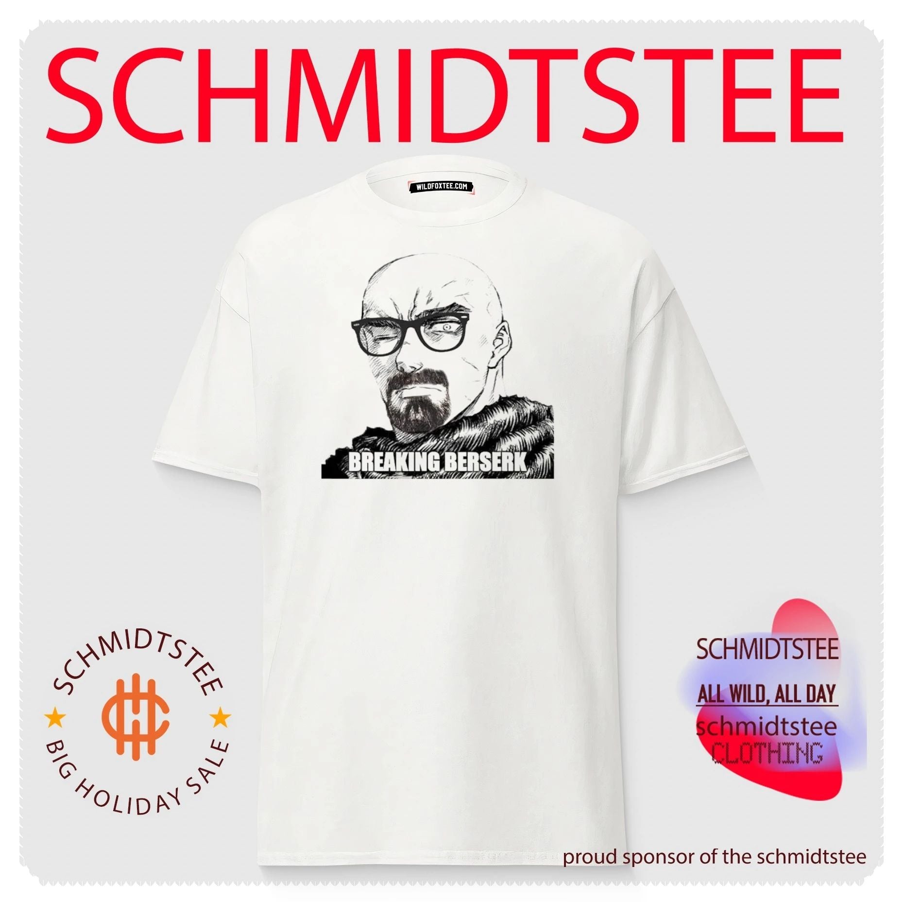 Breaking Berserk Guts Walter White Mashup shirt