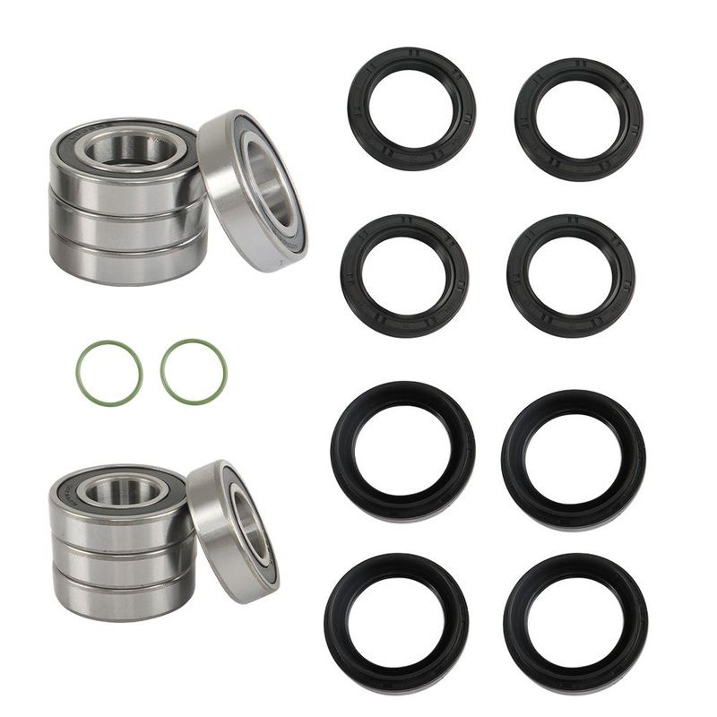 For Yamaha Rhino 450 660 700 Front Rear Wheel Bearings Seals Kits 2005-2013