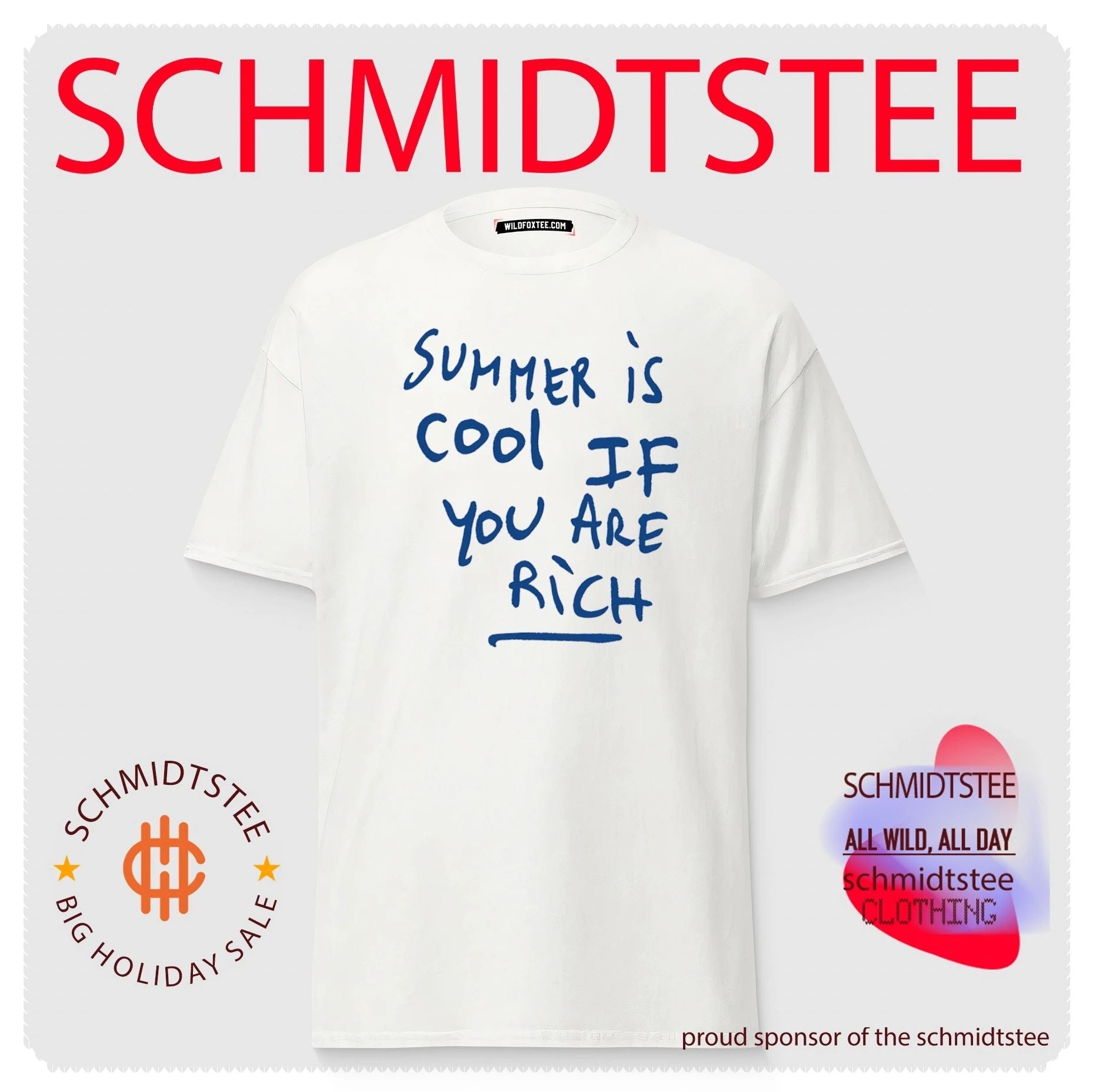 Summer Is Cool If You Are Rich Shirt