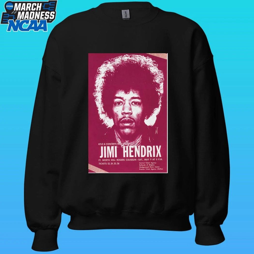 Jimi Hendrix May 9 2026 Poster Ft. Worth, Texas Poster Shirt