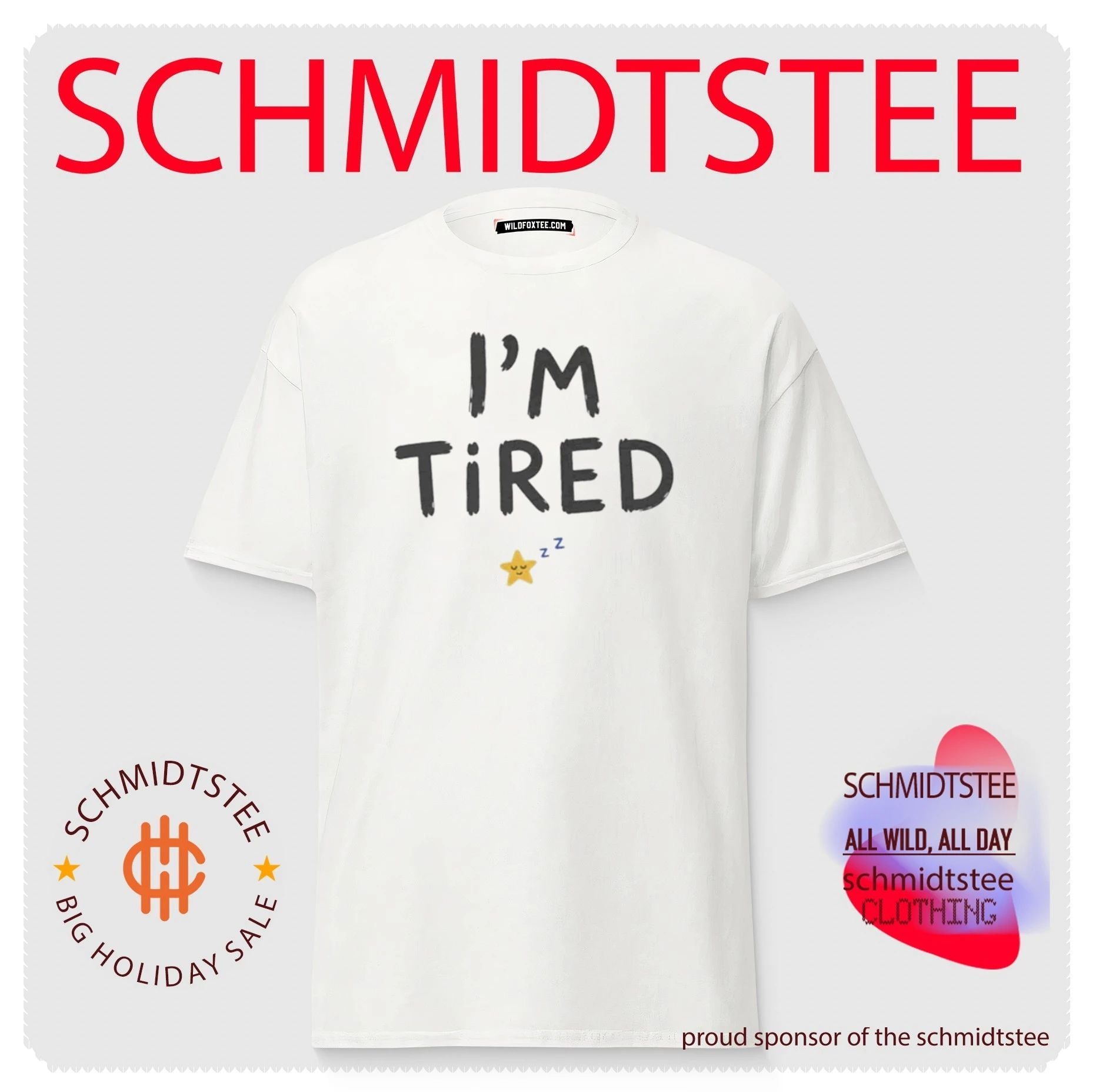 I’m Tired Sleepy Star exhausted sleep shirt