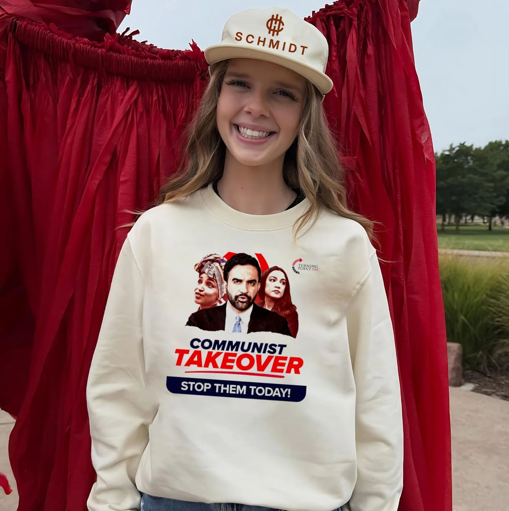 Turning Point PAC Communist Takeover Stop Them Today shirt