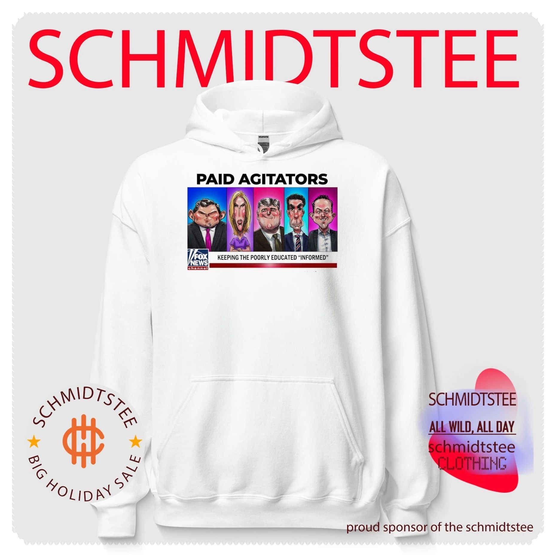 Paid Agitators Keeping the Poorly Educated Informed shirt