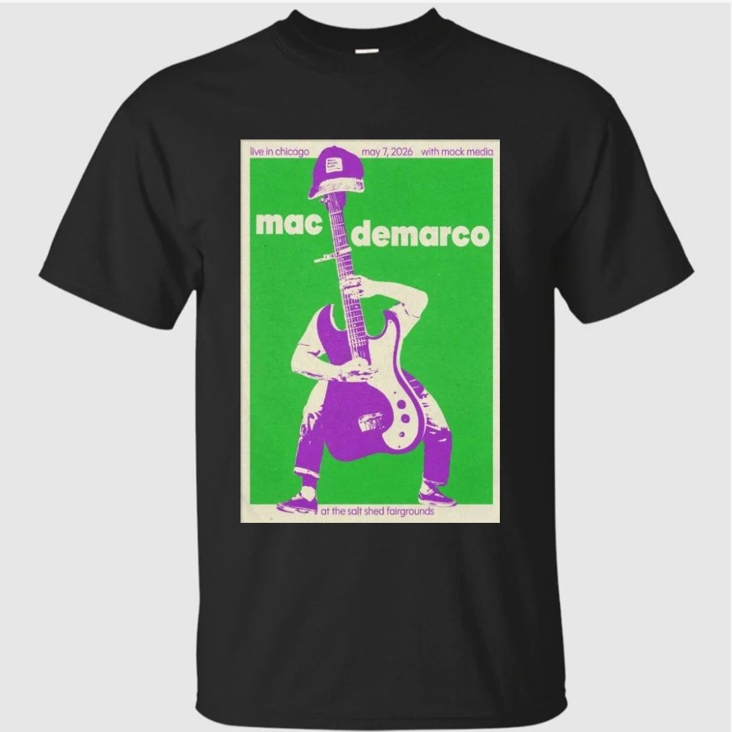 Mac Demarco In Chicago IL On May 7 2026 Tour Poster Shirt
